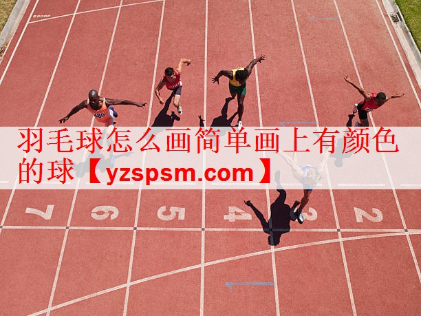 羽毛球怎么画简单画上有颜色的球